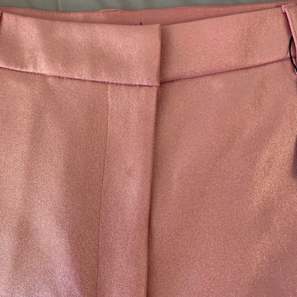 High waisted pink shimmer shorts - Picture 5 of 9
